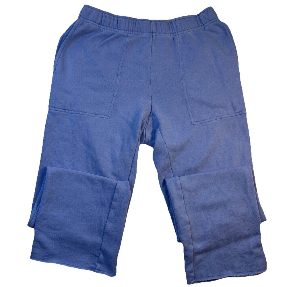 Aerie‎ Women's Small Baby Blue Straight Leg Sweatpants Cotton